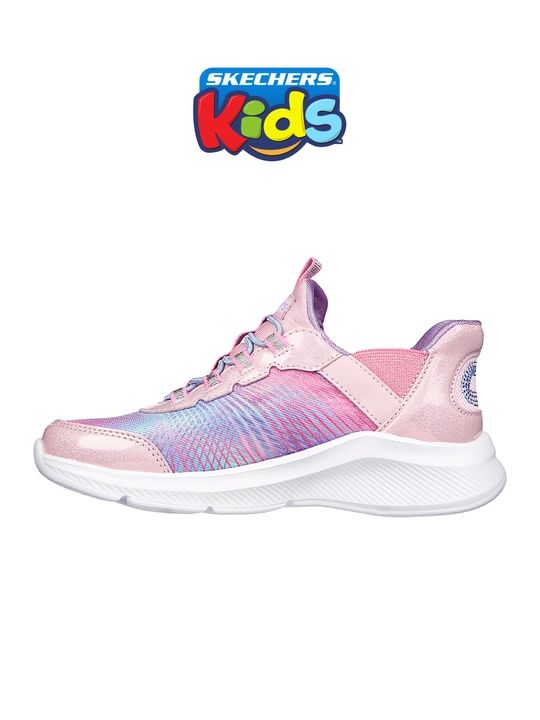 Кроссовки для девочек Skechers SLIP-INS DREAMY LITES - COLORFUL PRISM, с сетчатым верхом