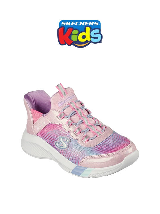 Кроссовки для девочек Skechers SLIP-INS DREAMY LITES - COLORFUL PRISM, с сетчатым верхом