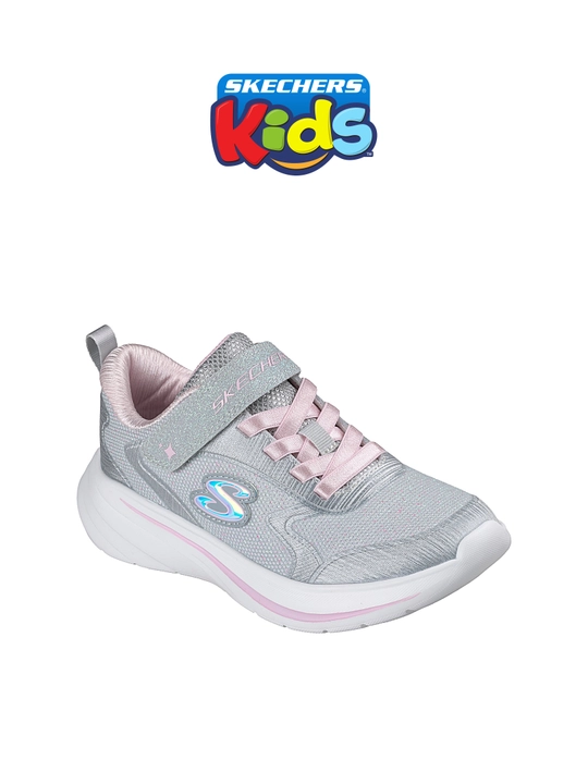 Кроссовки детские Skechers Wave 92 на эластичных шнурках, стирка в машине, с амортизацией
