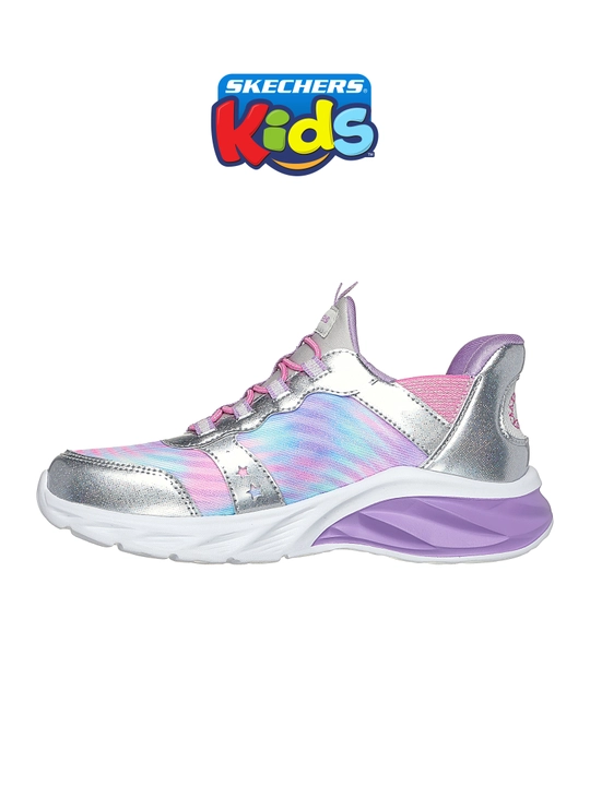 Кроссовки для девочек Skechers COASTLINE на эластичных шнурках, с сетчатым верхом