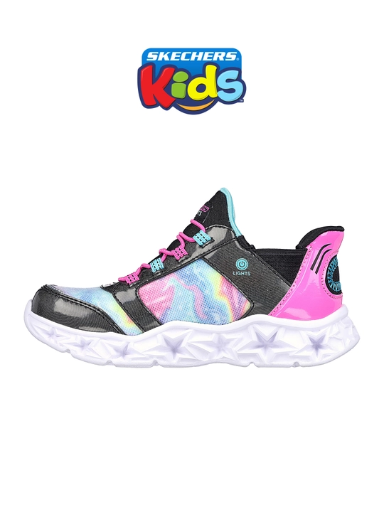 Кроссовки для девочек Skechers GALAXY LIGHTS на эластичных шнурках