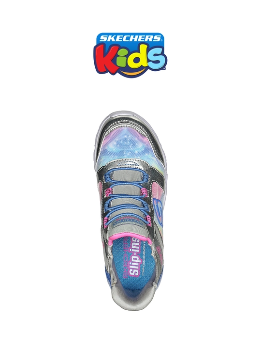 Кроссовки для девочек Skechers GALAXY LIGHTS на эластичных шнурках