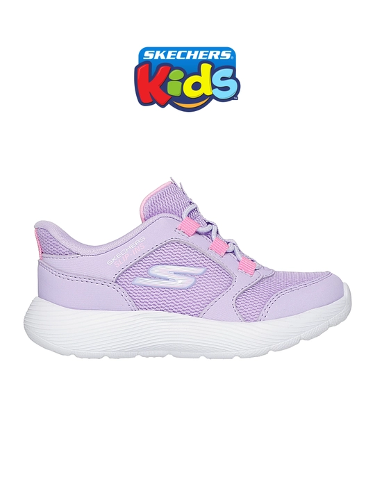 Bolalar krossovkasi Skechers DYNA-LITE, elastik bog'ichli, to'rli ustki qismli, kundalik - 