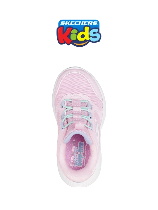 Кроссовки детские Skechers DYNA-LITE на эластичных шнурках, с сетчатым верхом