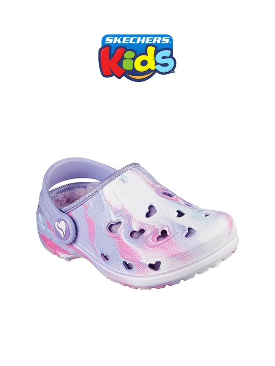 Сабо для девочек Skechers Foamies Sweetheart - Super Snuggly без шнурков, из синтетики
