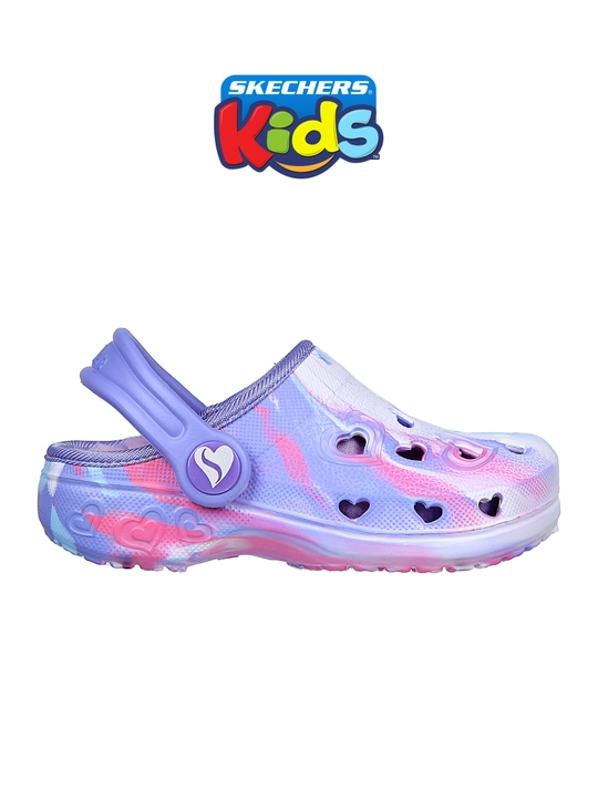 Сабо для девочек Skechers Foamies Sweetheart - Super Snuggly без шнурков, из синтетики - 