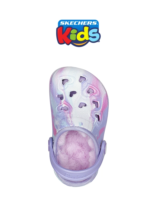 Сабо для девочек Skechers Foamies Sweetheart - Super Snuggly без шнурков, из синтетики