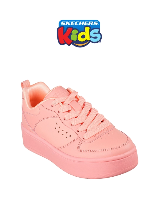 Кроссовки для девочек Skechers COURT HIGH на шнуровке
