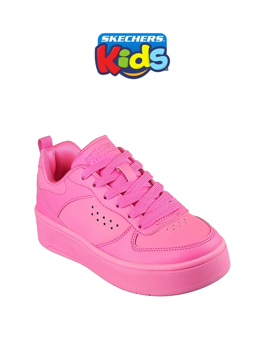 Кроссовки для девочек Skechers COURT HIGH на шнуровке