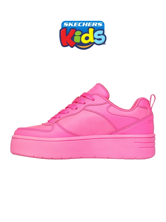 Кроссовки для девочек Skechers COURT HIGH на шнуровке