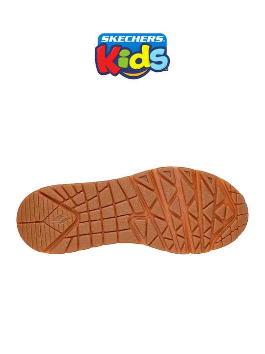 Кроссовки для девочек Skechers UNO GEN1 на шнуровке, с Air-Cooled Memory Foam, из экокожи
