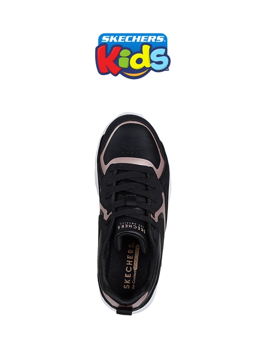 Кроссовки для девочек Skechers Street Uno Lite на шнуровке, повседневные