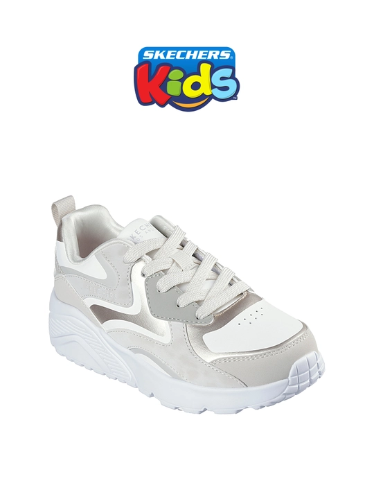 Кроссовки для девочек Skechers Street Uno Lite на шнуровке, повседневные