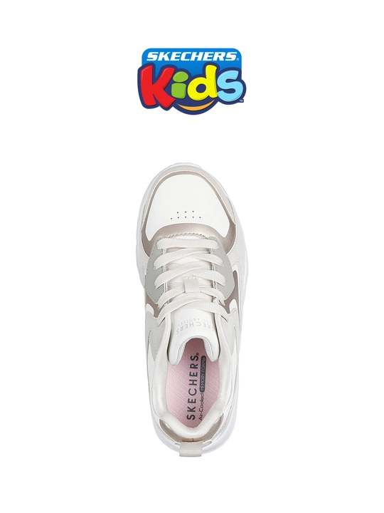 Кроссовки для девочек Skechers Street Uno Lite на шнуровке, повседневные