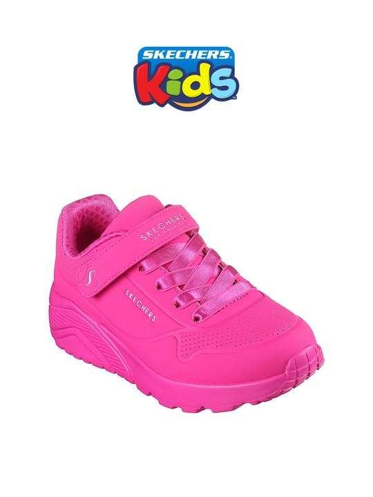 Кроссовки для девочек Skechers Street Uno Lite на эластичных шнурках, стирка в машине