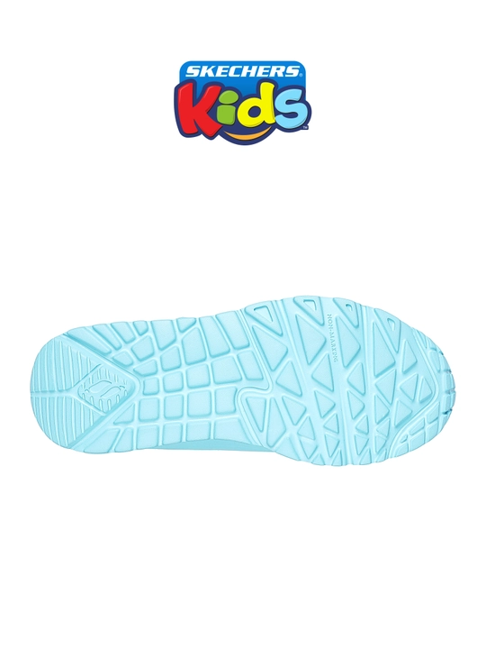 Кроссовки для девочек Skechers Street Uno Lite на эластичных шнурках, стирка в машине