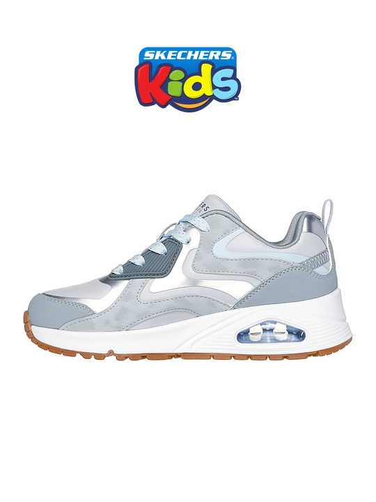 Кроссовки для девочек Skechers UNO GEN1 на шнуровке, с Air-Cooled Memory Foam, из экокожи