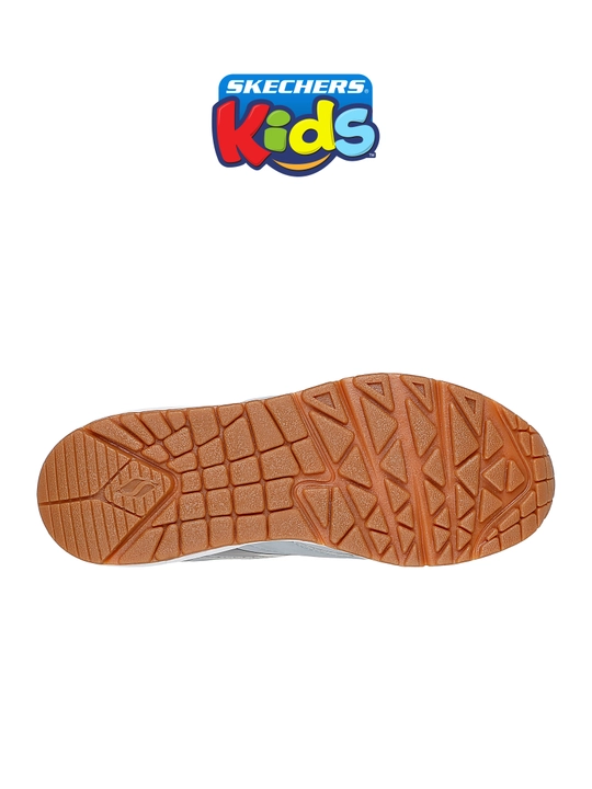 Кроссовки для девочек Skechers UNO GEN1 на шнуровке, с Air-Cooled Memory Foam, из экокожи