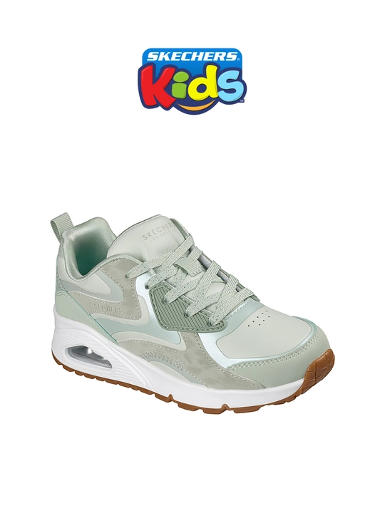 Кроссовки для девочек Skechers UNO GEN1 на шнуровке, с Air-Cooled Memory Foam, из экокожи