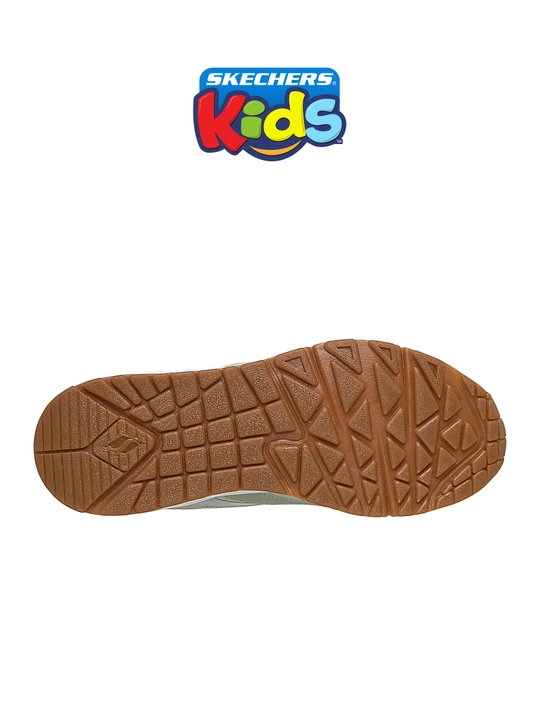 Кроссовки для девочек Skechers UNO GEN1 на шнуровке, с Air-Cooled Memory Foam, из экокожи