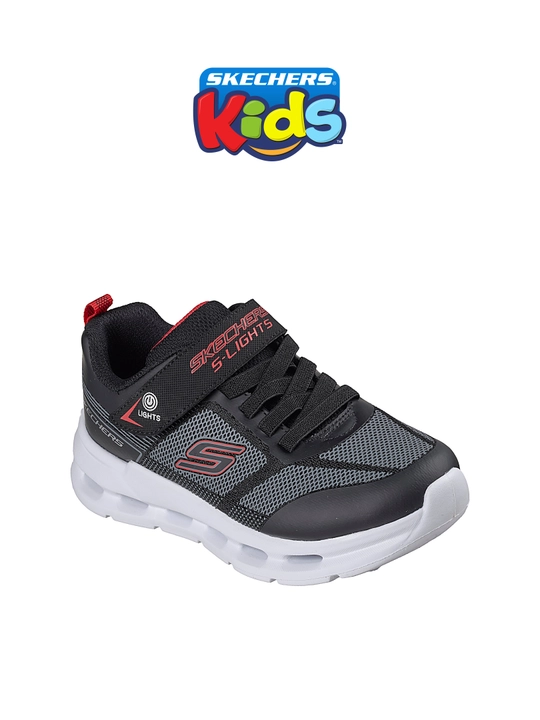 Кроссовки для мальчиков Skechers GLIDE-STEP LIGHTS, на эластичных шнурках, с амортизацией