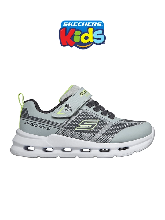 O'g'il bolalar uchun krossovka Skechers GLIDE-STEP LIGHTS, elastik bog'ichli, matoli - 