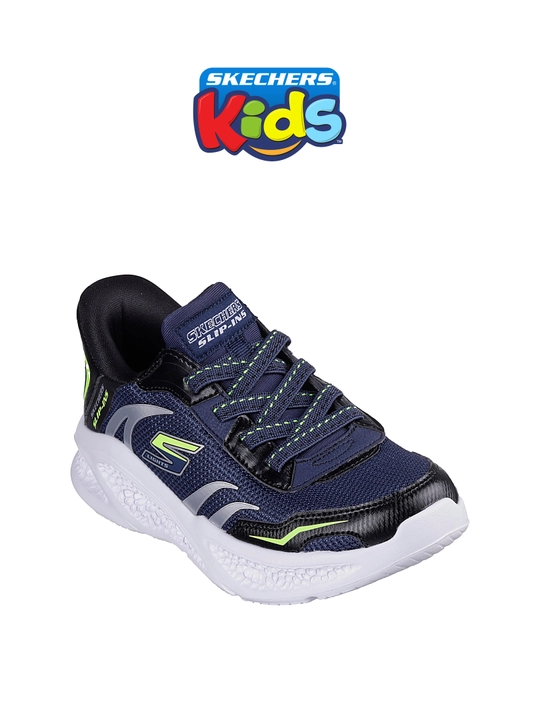 Bolalar krossovkasi Skechers Slip-ins Meteor-Lights - Brisk-Beams, elastik bog'ichli