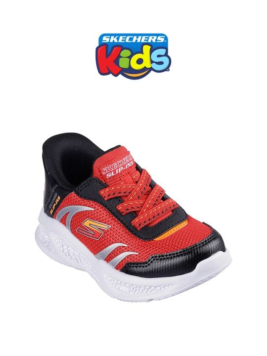 Bolalar krossovkasi Skechers Slip-ins Meteor-Lights - Brisk-Beams, elastik bog'ichli