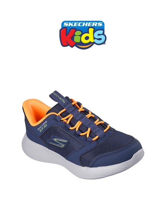 Кроссовки детские Skechers Slip-ins GO RUN 400 V2 на эластичных шнурках, стирка в машине