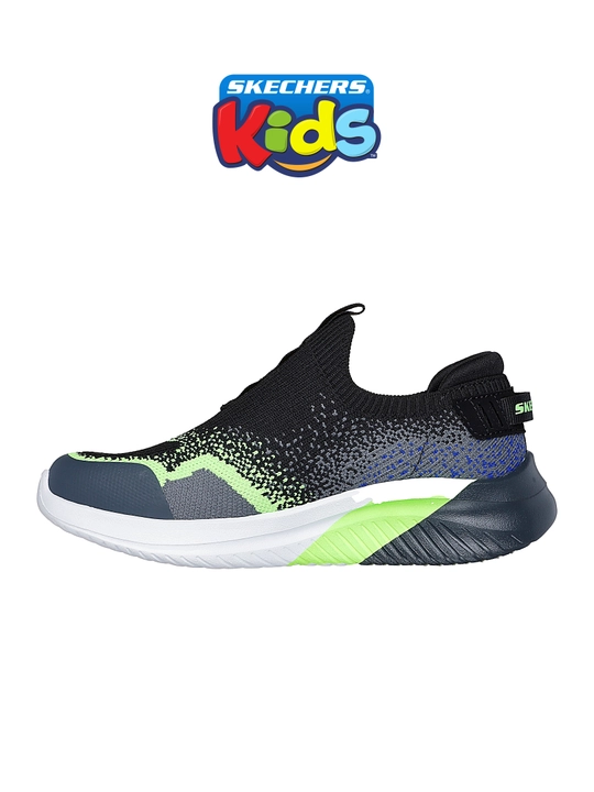 Слипоны детские Skechers ULTRA FLEX 3.0 без шнурков, с вязаным верхом, повседневные