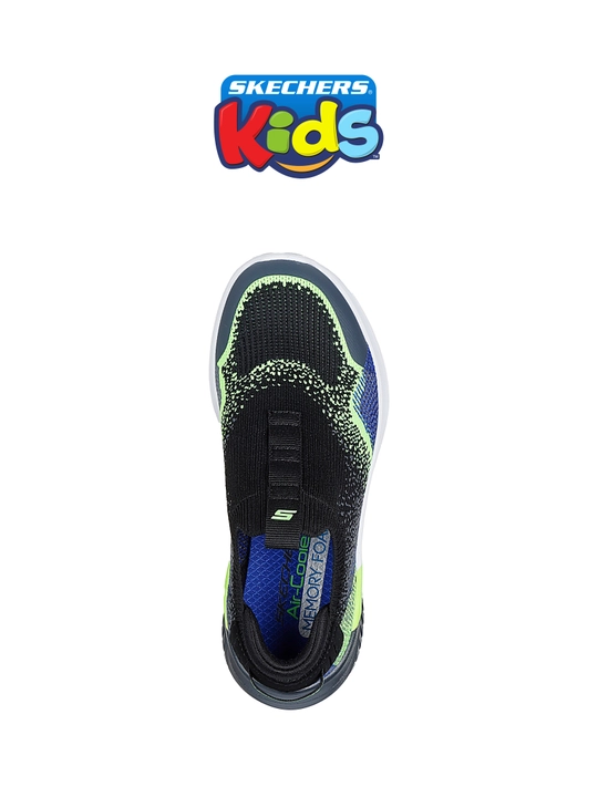Слипоны детские Skechers ULTRA FLEX 3.0 без шнурков, с вязаным верхом, повседневные