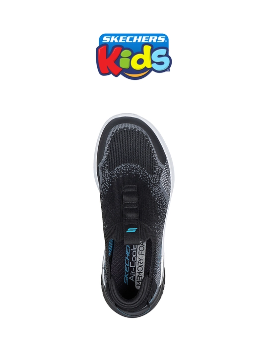 Слипоны детские Skechers ULTRA FLEX 3.0 без шнурков, с вязаным верхом, повседневные