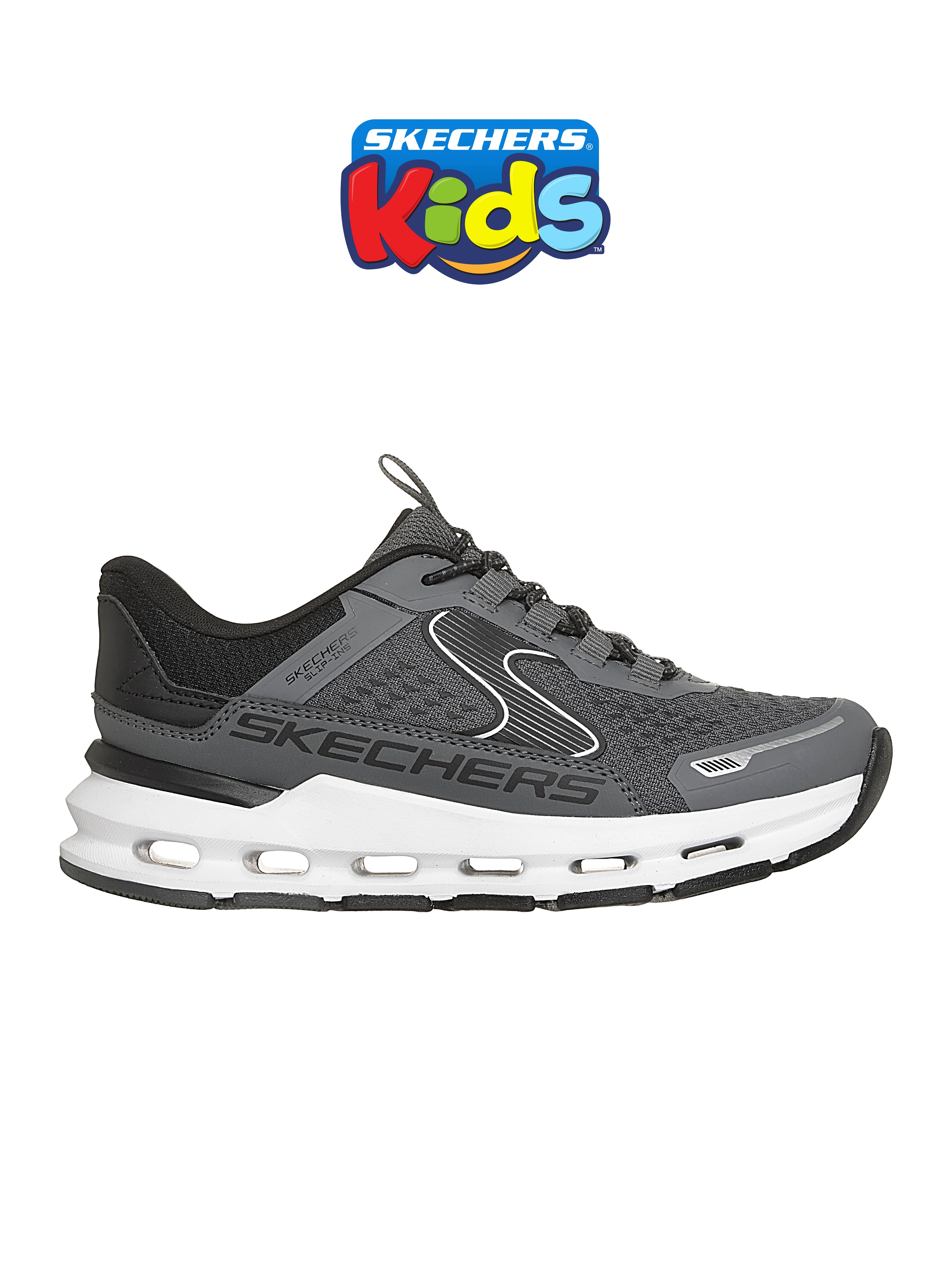 Bolalar krossovkasi Skechers Slip-ins GLIDE-STEP PLUS, elastik bog'ichli, amortizatsiyali - 