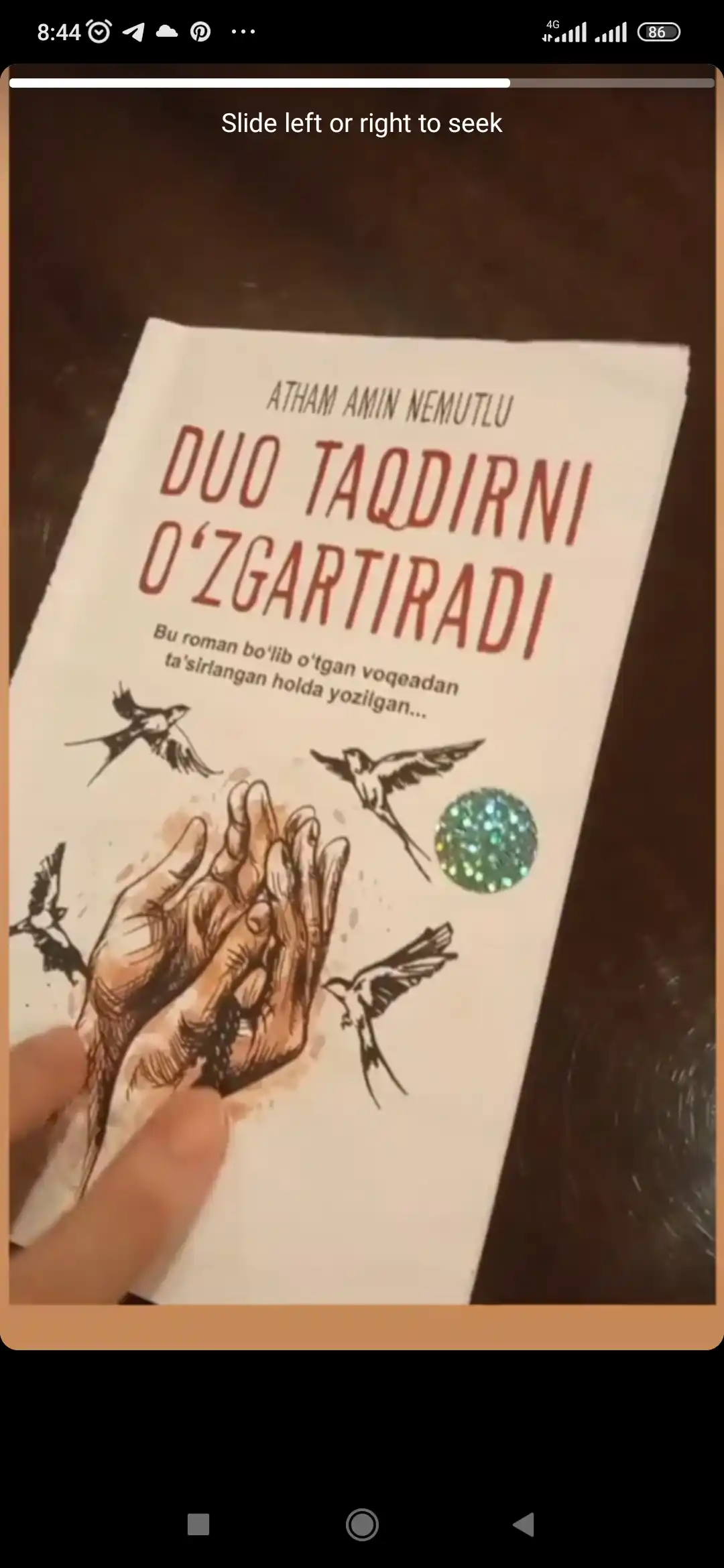 Duo taqdirni o'zgartiradi. Atham Amin Nemutlu: Gologrammali. Diniy qo‘mita ruhsati bor