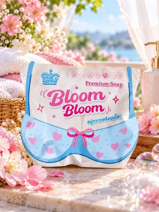 BIGHAI Bloom Bloom Premium Soap, туалетное мыло, 50 г