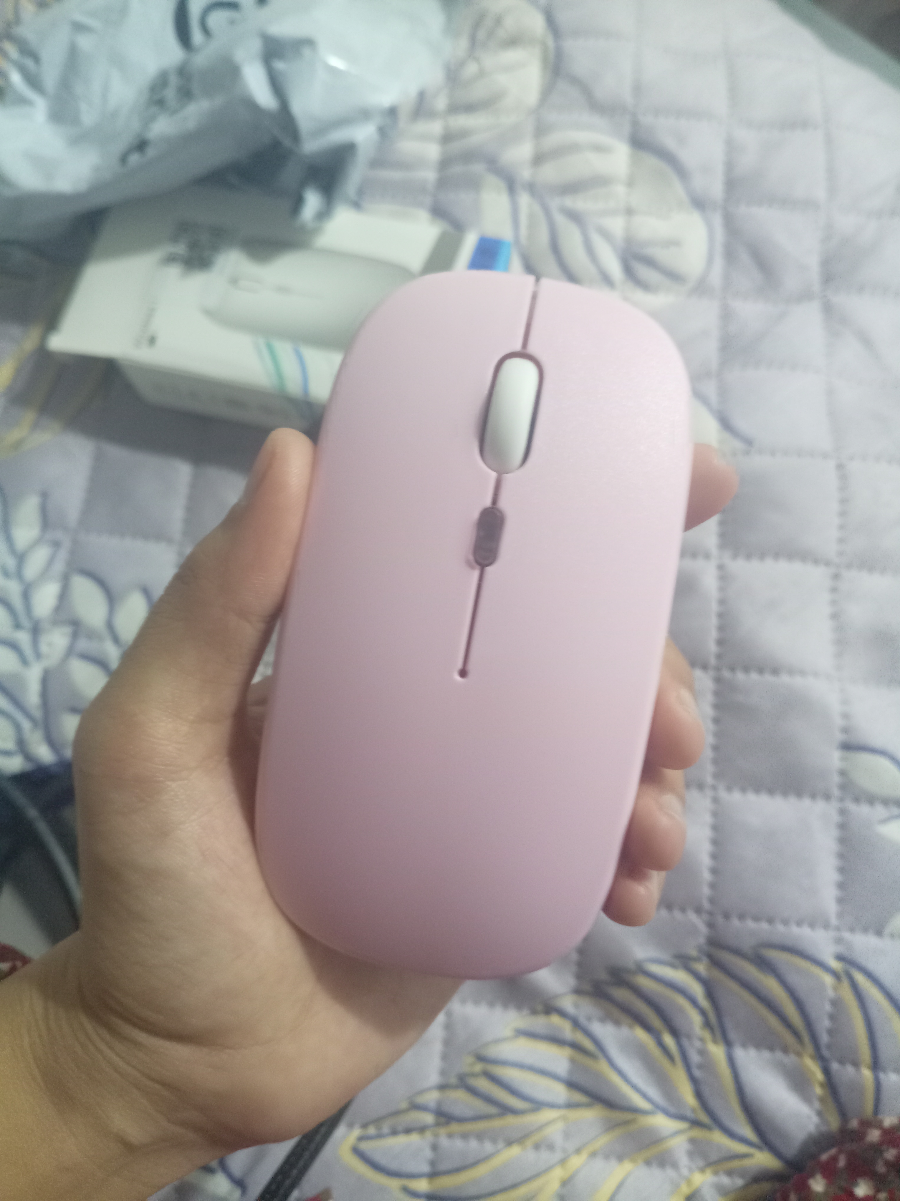 Kompyuter va noutbuk uchun shovqinsiz simsiz sichqoncha, RGB, Bluetooth