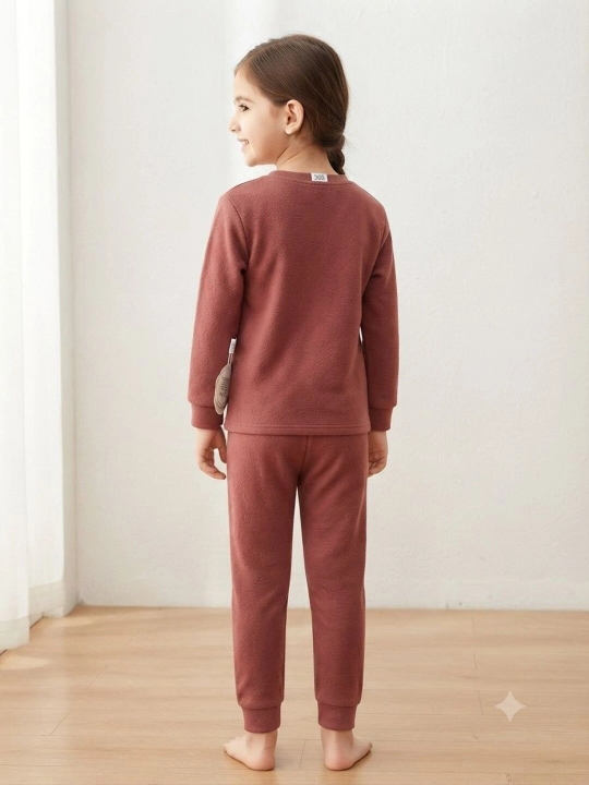 Bolalar uchun kashemir pijama, doyim kiyish uchun issiq uy kiyimi, dior, 90-140