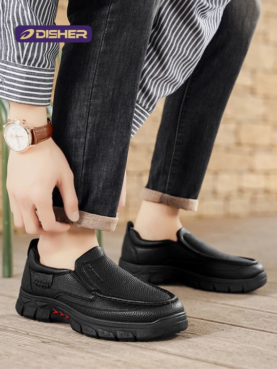 Слипоны мужские, DISHER GripStep, обувь мужская, туфли повседневные