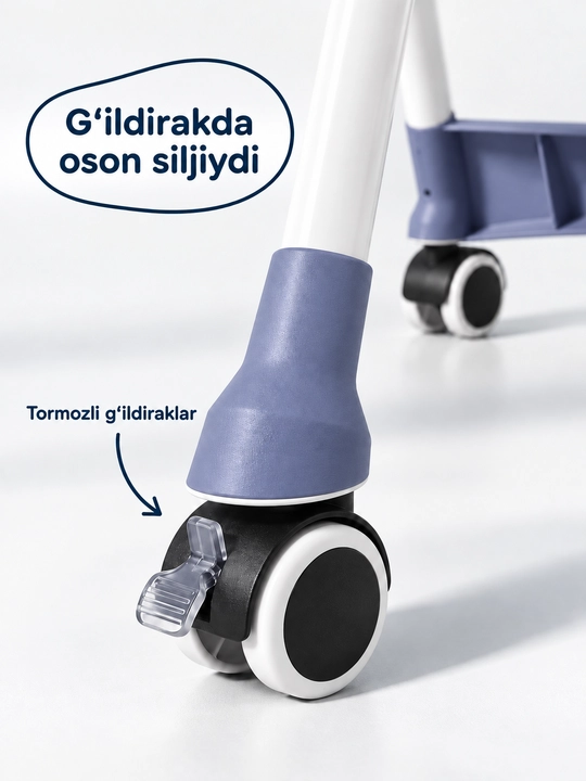 Стульчик для кормления FIDGO, складной, с подносом, до 20 кг