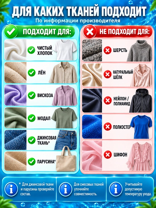 Краситель для одежды и ткани с закрепителем, 100 гр