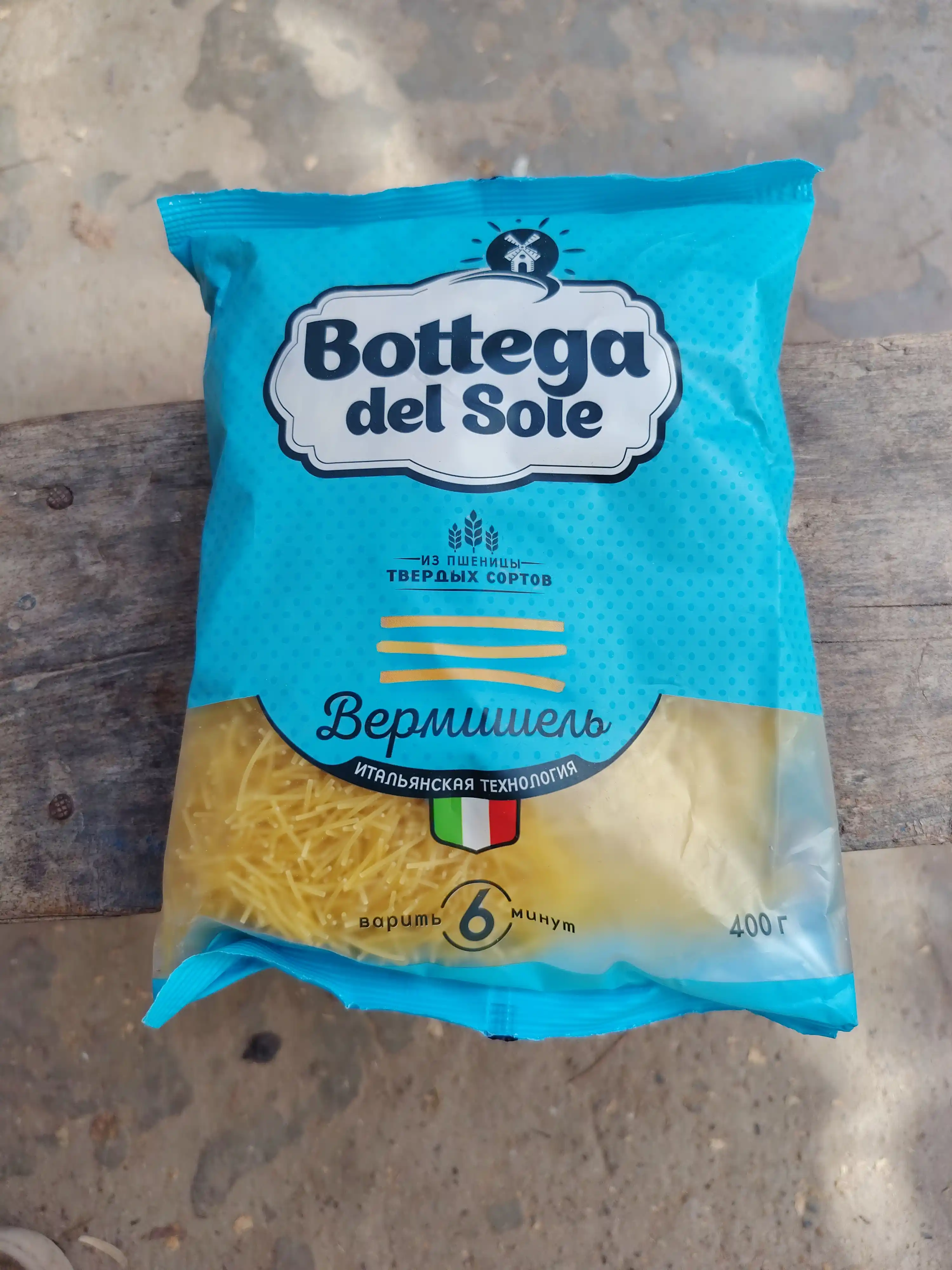 Makaron mahsuloti Bottega del Sole, vermishel, 400 g