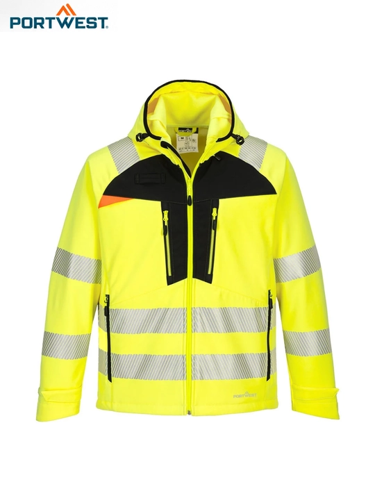 Сигнальная куртка повышенной видимости DX4 Hi-Vis Softshell - 