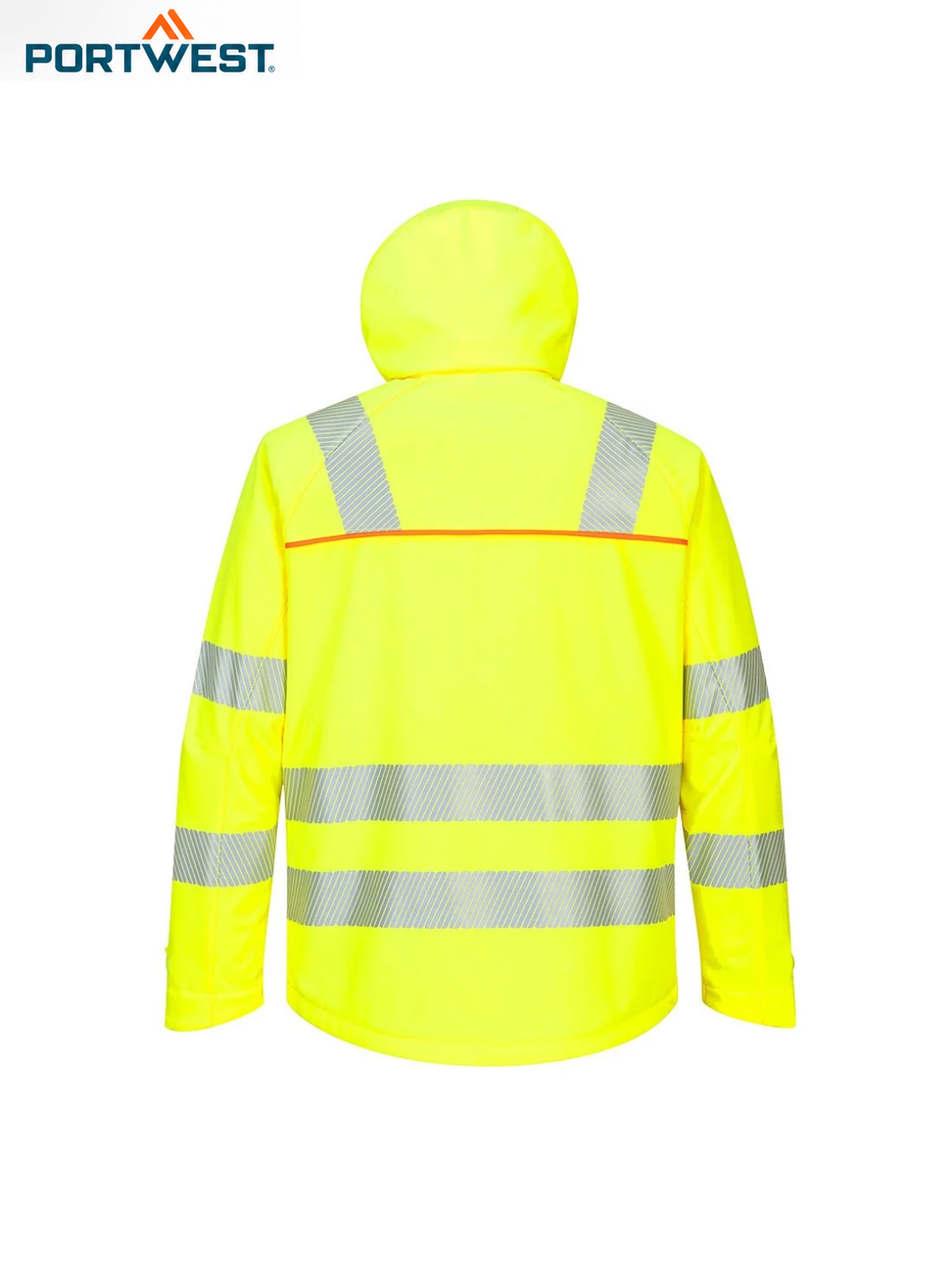 DX4 Hi-Vis Softshell yuqori ko‘rinuvchanlikka ega signal kurtkasi