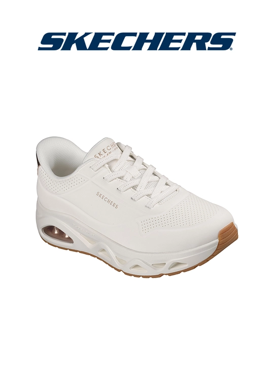 Кроссовки женские Skechers Slip-ins UNO GLIDE-STEP на эластичных шнурках, из экокожи
