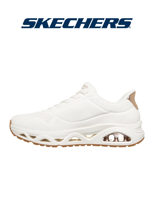 Кроссовки женские Skechers Slip-ins UNO GLIDE-STEP на эластичных шнурках, из экокожи