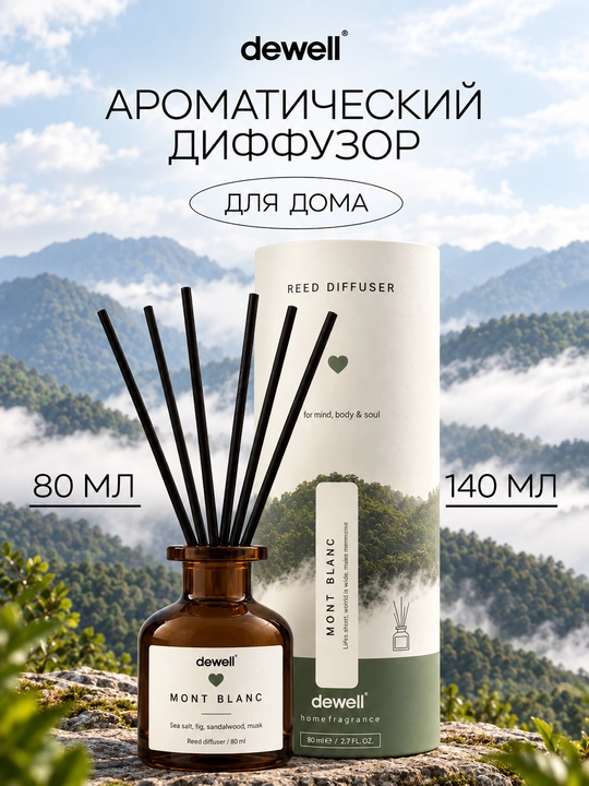 Аромадиффузор с палочками для дома Dewell