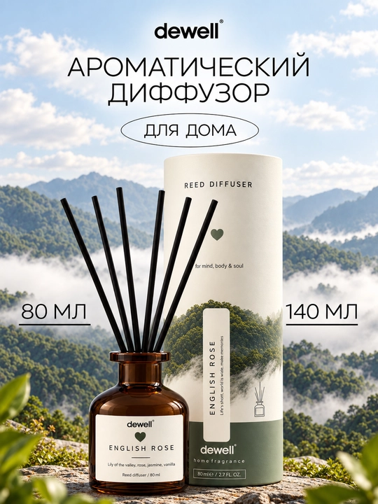 Аромадиффузор с палочками для дома Dewell