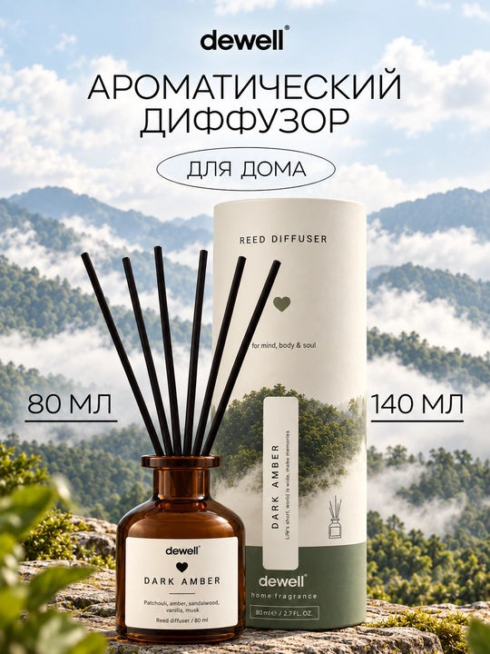 Аромадиффузор с палочками для дома Dewell