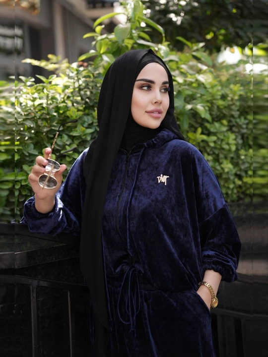 Ayollar kofta va yubka to‘plami, keng fason, Free size 46–54