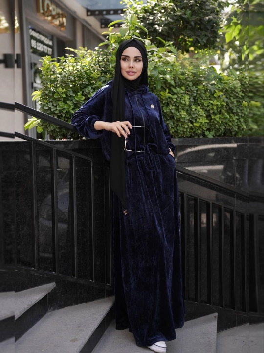 Ayollar kofta va yubka to‘plami, keng fason, Free size 46–54